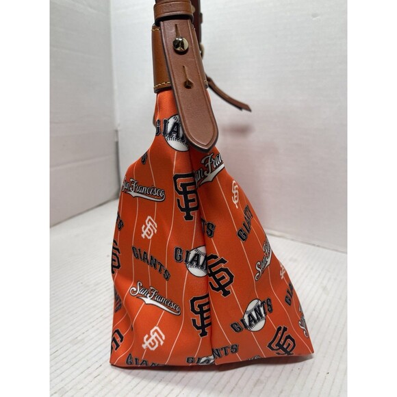 AUTHENTIC Dooney and Bourke Hobo Shoulder Bag San Francisco Giants RARE MLB - Picture 5 of 14